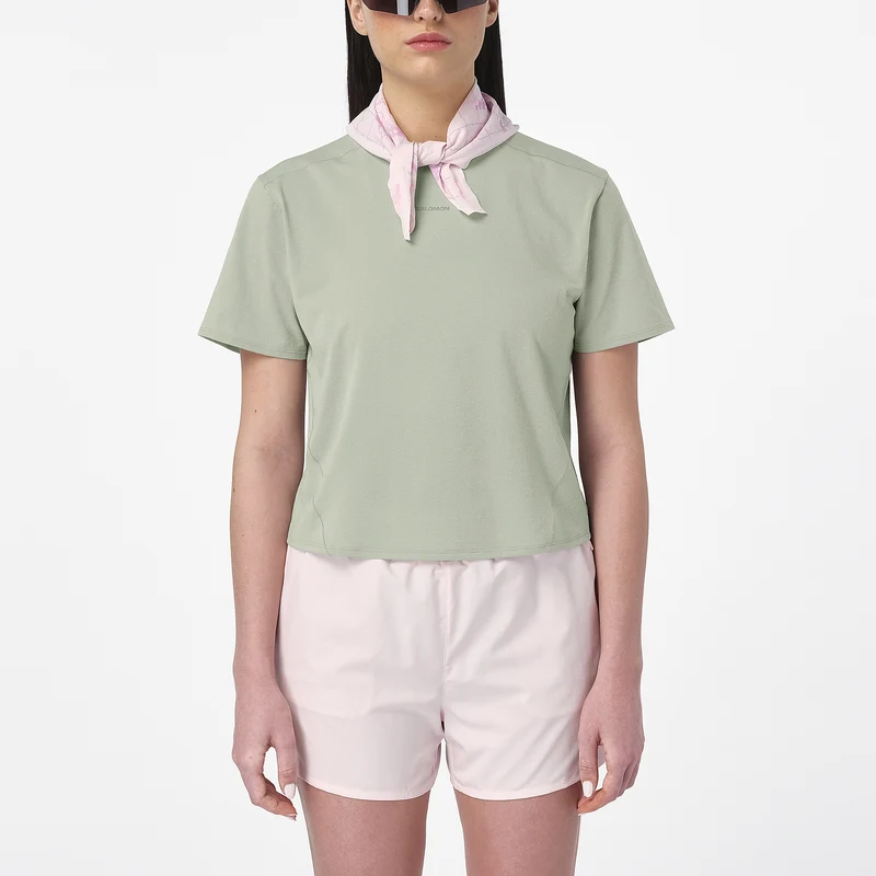 TRACKLINE SHORT SLEEVE TEE WOMEN'S