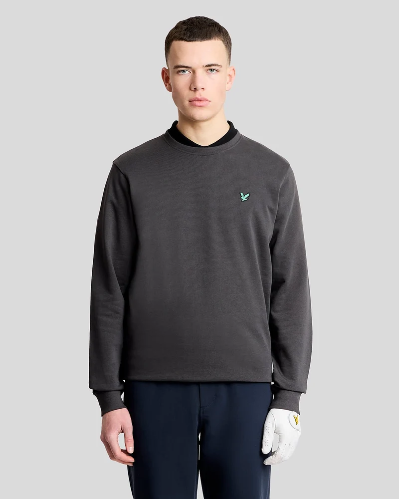 Green Eagle Cotton Crew Neck Sweatshirt