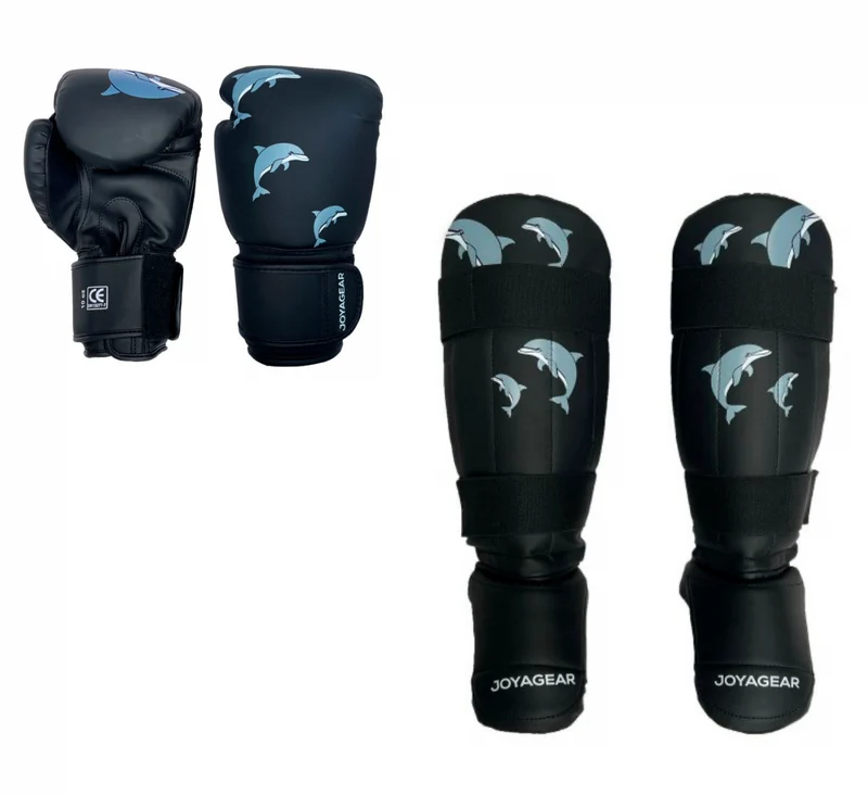 Joya Gear Kickboksset Dolfijn Zwart/Grijs