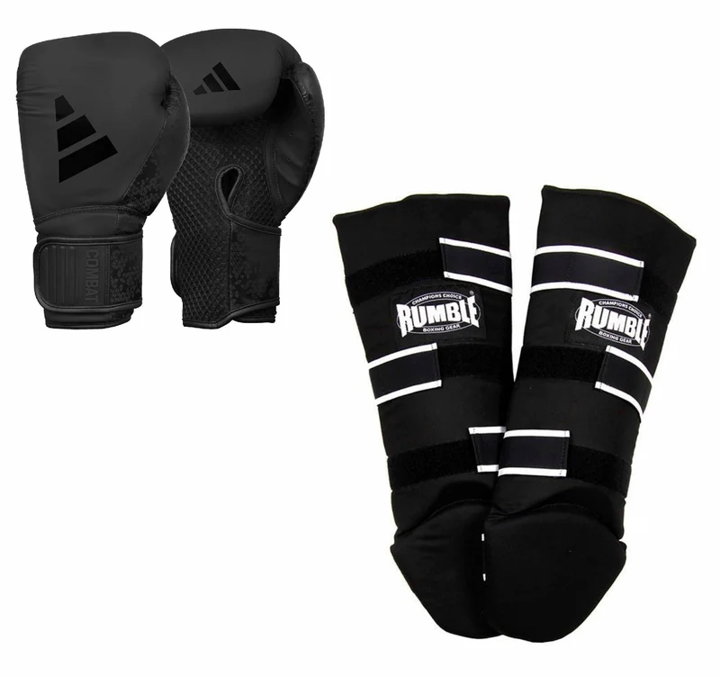 Adidas/Rumble Kickboksset Combat 50 en De Luxe