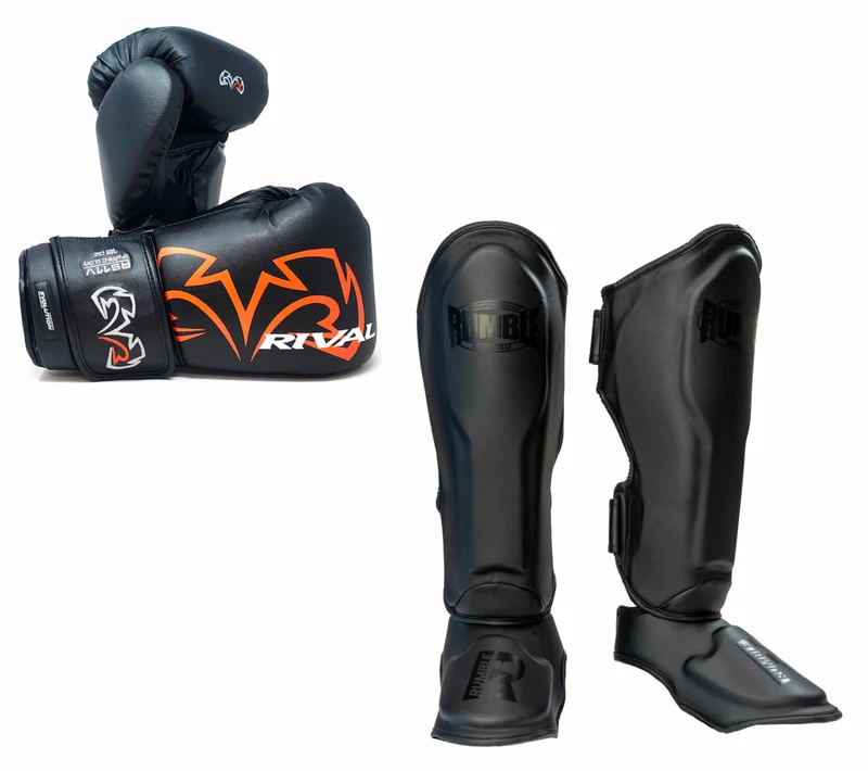 Rival en Rumble Kickboks set Zwart