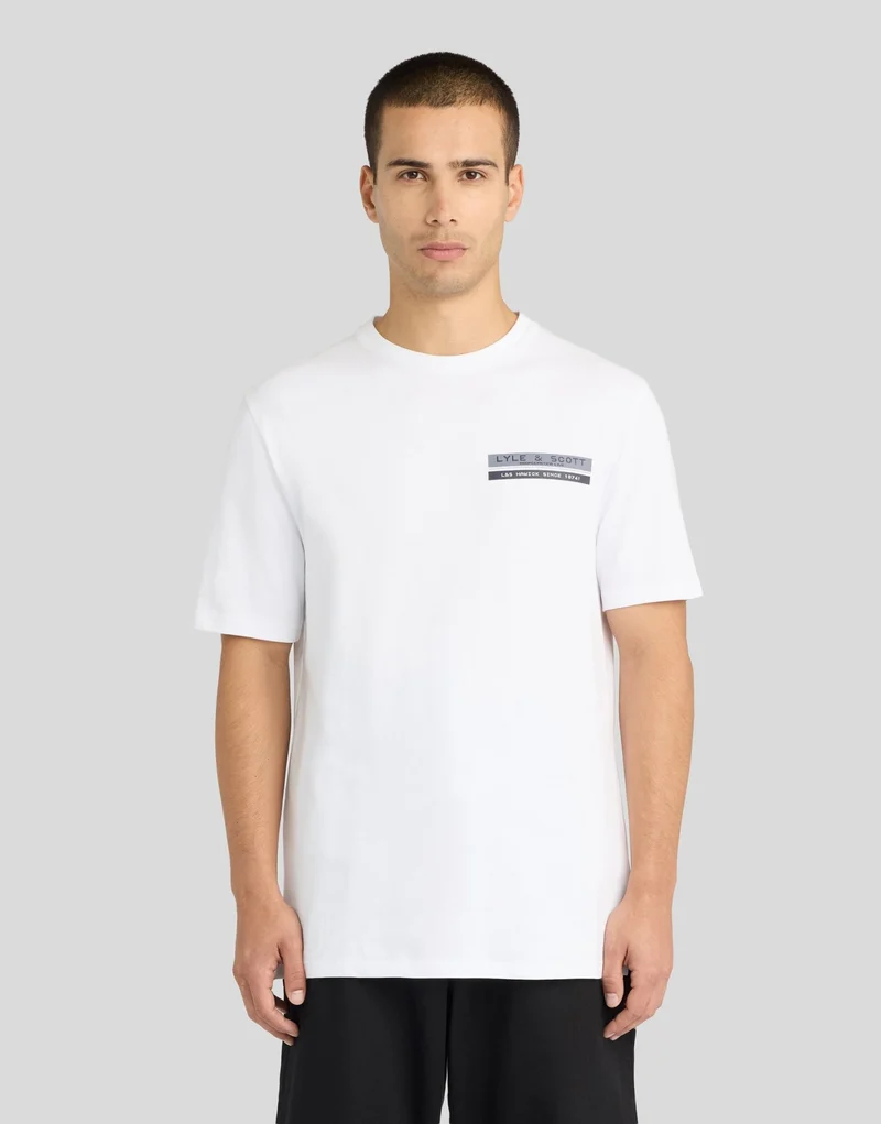 TV Pixel Back Graphic T-Shirt