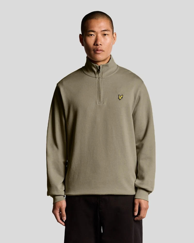 Everyday 1/4 Zip Cotton Sweatshirt