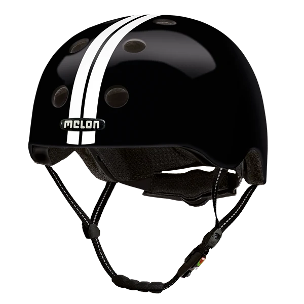Melon Bicycle Helmet Urban Active »Straight White Black«