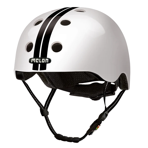 Melon Bicycle Helmet Urban Active »Straight Black White«