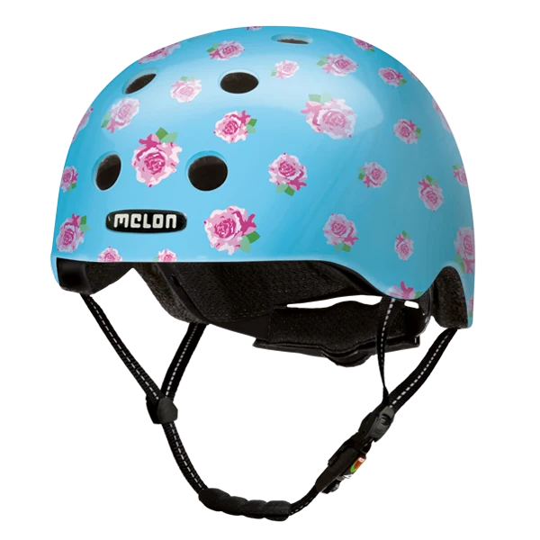 Melon Bicycle Helmet Urban Active »Flying Roses«