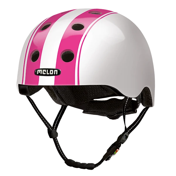 Melon Bicycle Helmet Urban Active »Double Pink White«