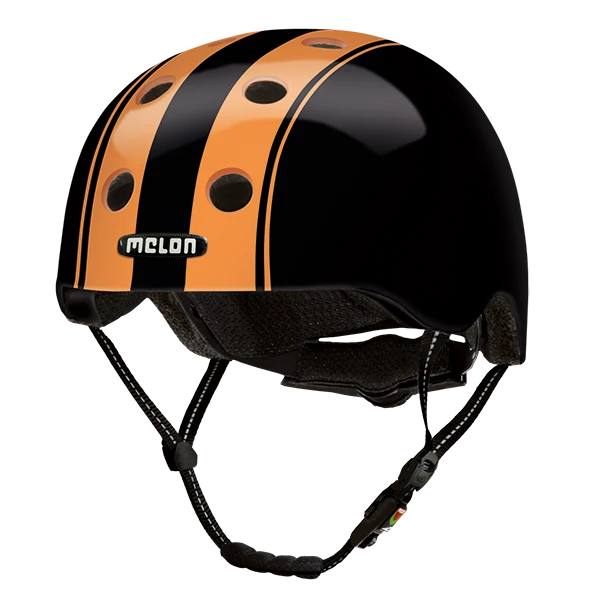 Melon Bicycle Helmet Urban Active »Double Orange Black«