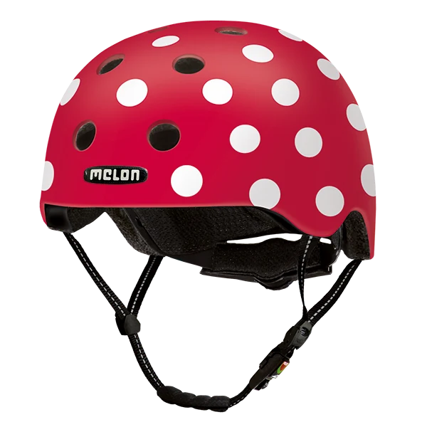 Melon Bicycle Helmet Urban Active »Dotty White«