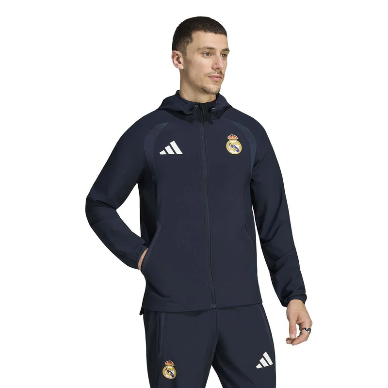 Real Madrid Tiro Travel Full Zip Windbreaker