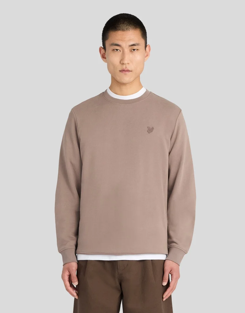 Superfine Cotton Crew Neck Sweatshirt