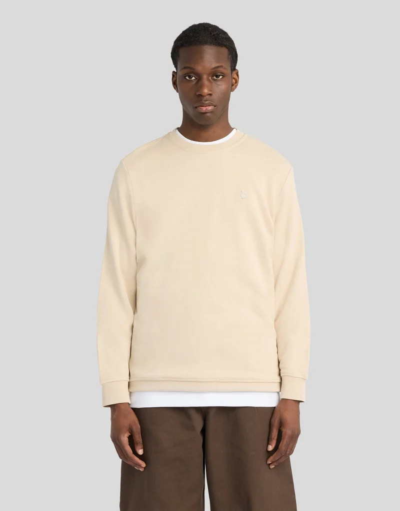 Superfine Cotton Crew Neck Sweatshirt