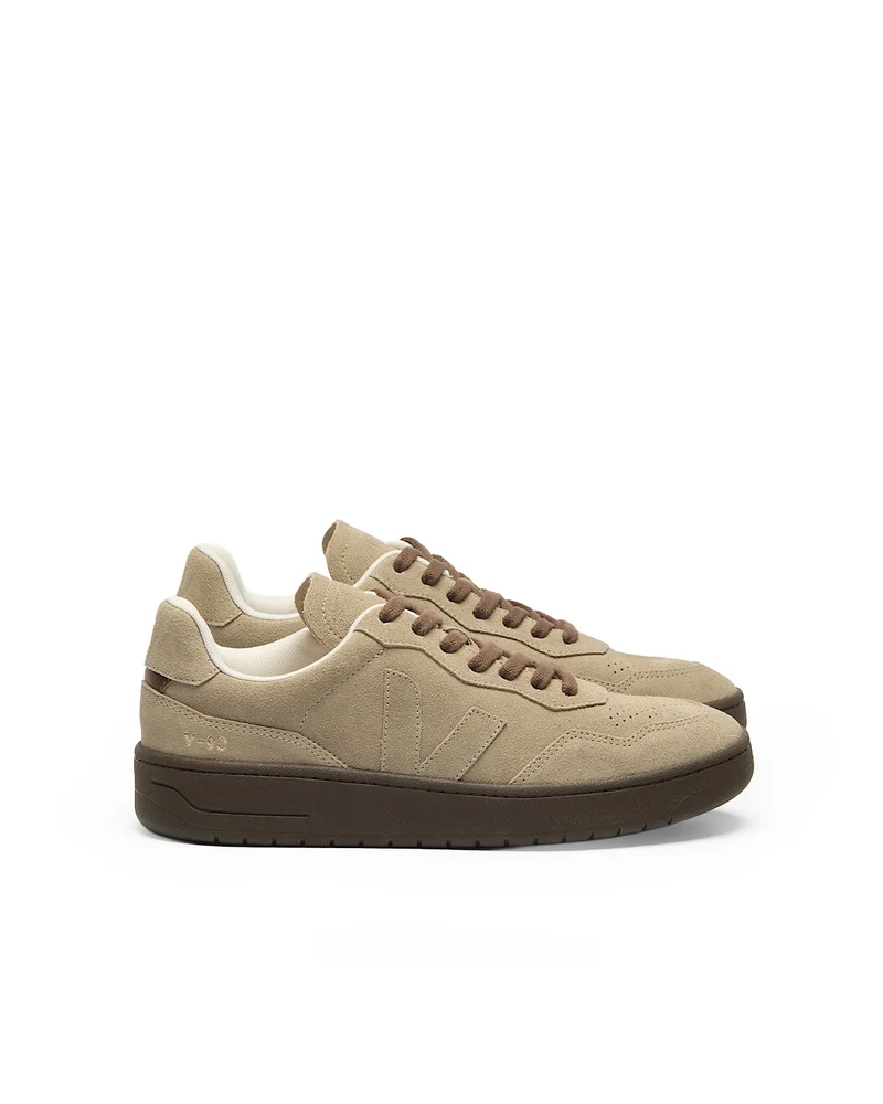 Veja V-90 Suede Taupe / Eagle