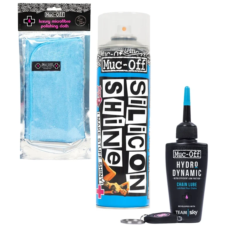 Fine Cleaning Kit with Silicone Shine and Hydrodynamic Lube