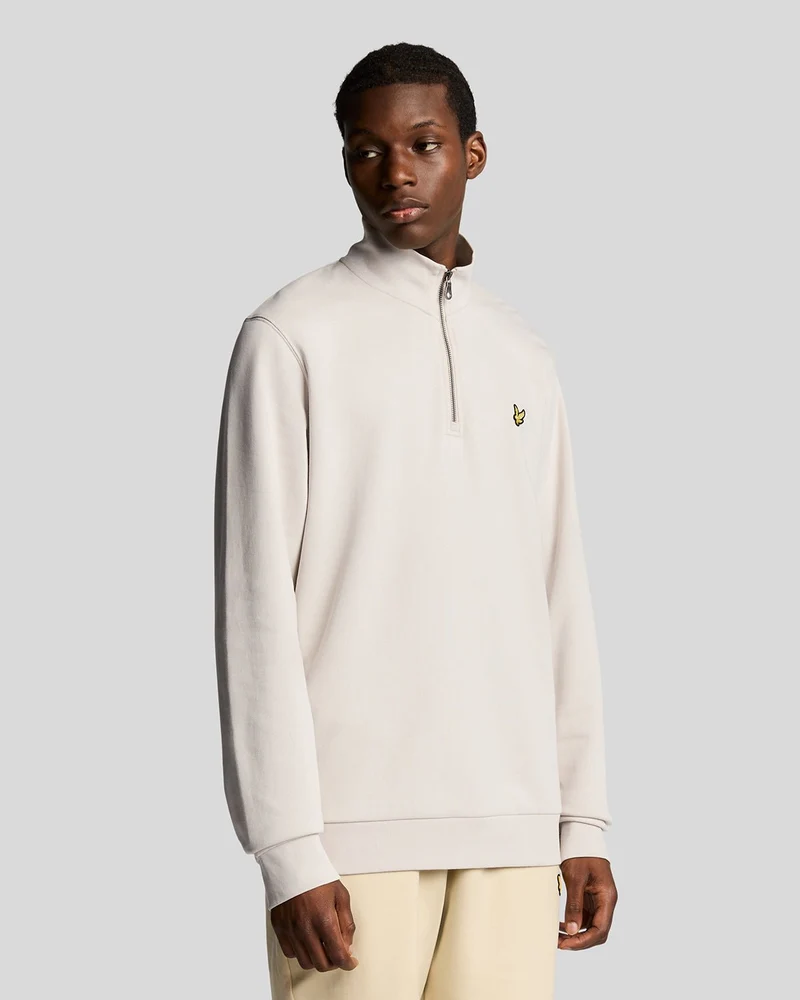 Cotton Loopback 1/4 Zip Sweatshirt