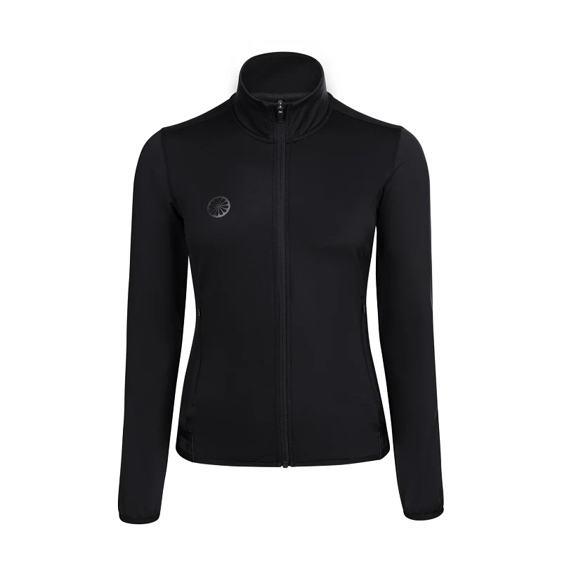 The Indian Maharadja Women performance full zip Zwart