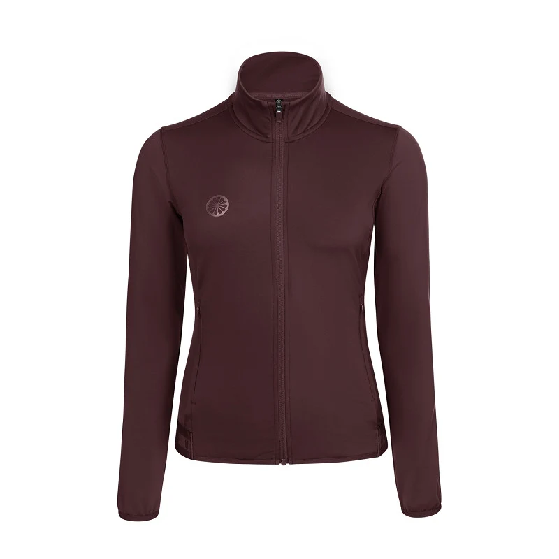 The Indian Maharadja Women performance full zip Dark Berry