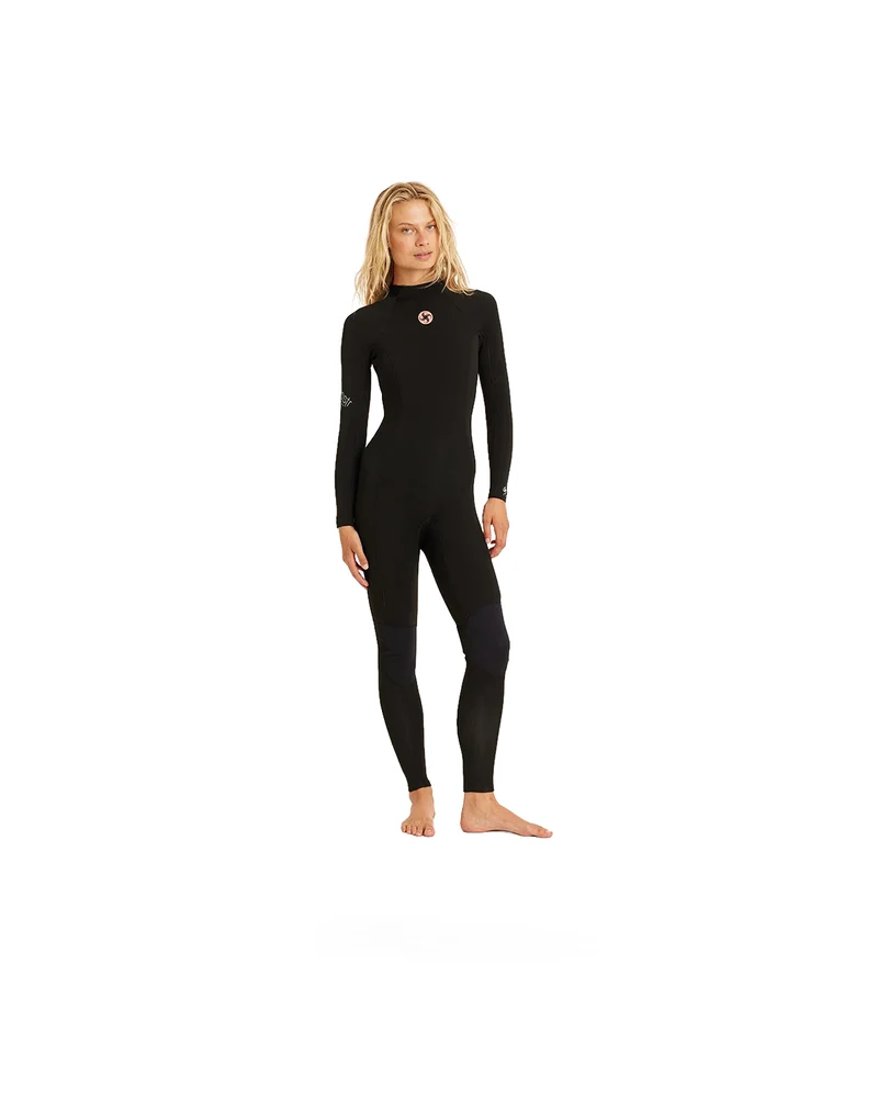 Sisstrevolution 7 Seas 3/2 Back Zip Solid Black