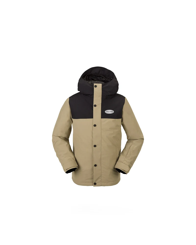 Volcom Kids Stone 91 Ins Jacket Dark Khaki