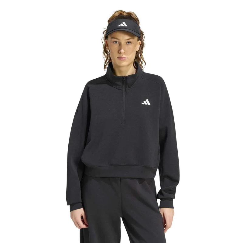 TENNIS CULTURE cover-up half-zip vest