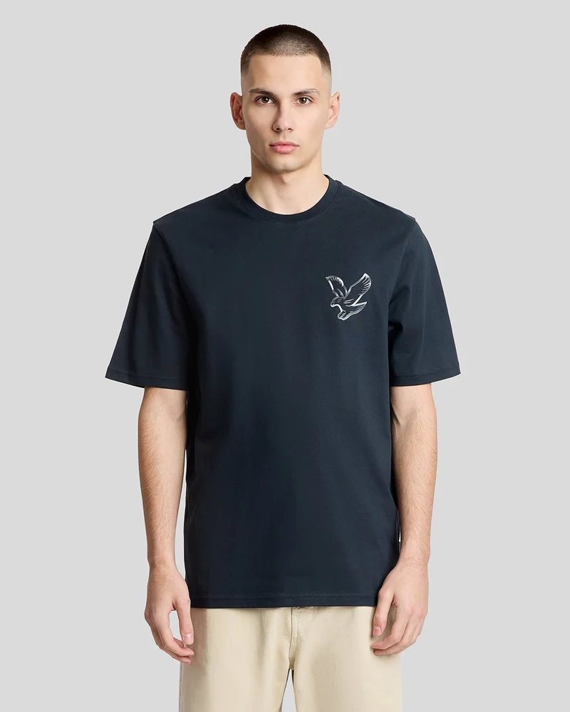 Back Print Graphic T-Shirt