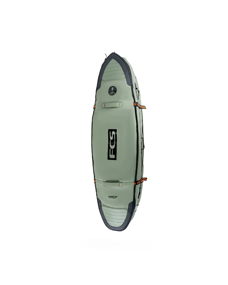 FCS Travel 3 Wheelie Shortboard / Fish Board Bag GO-Light