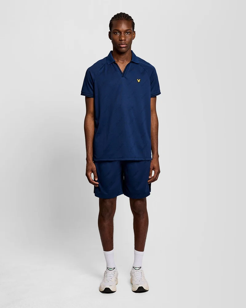 Sports Embossed Logo Football Shorts