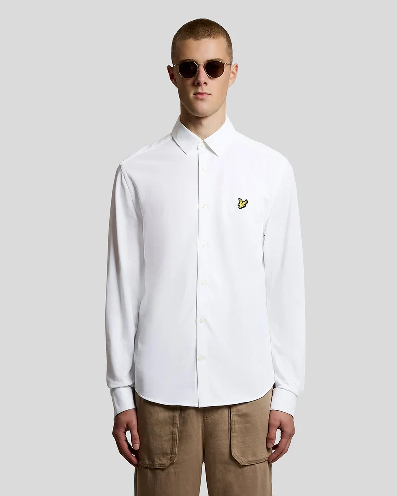 Cotton Oxford Jersey Shirt
