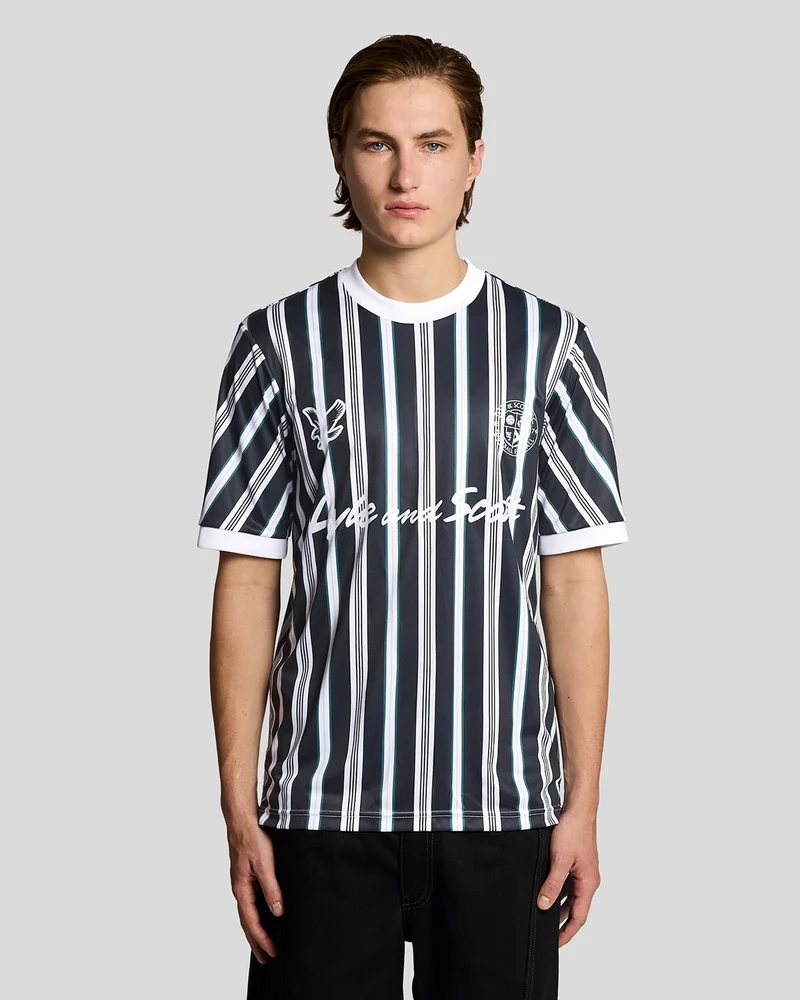 Sports Prep Stripe Football Shirt
