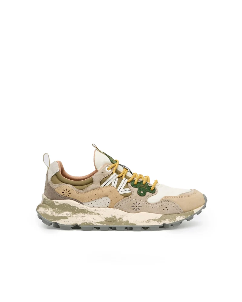 Flower Mountain Yamano 3 Uni 10th Limited Suede Nylon Taupe / Grey / Dark Green