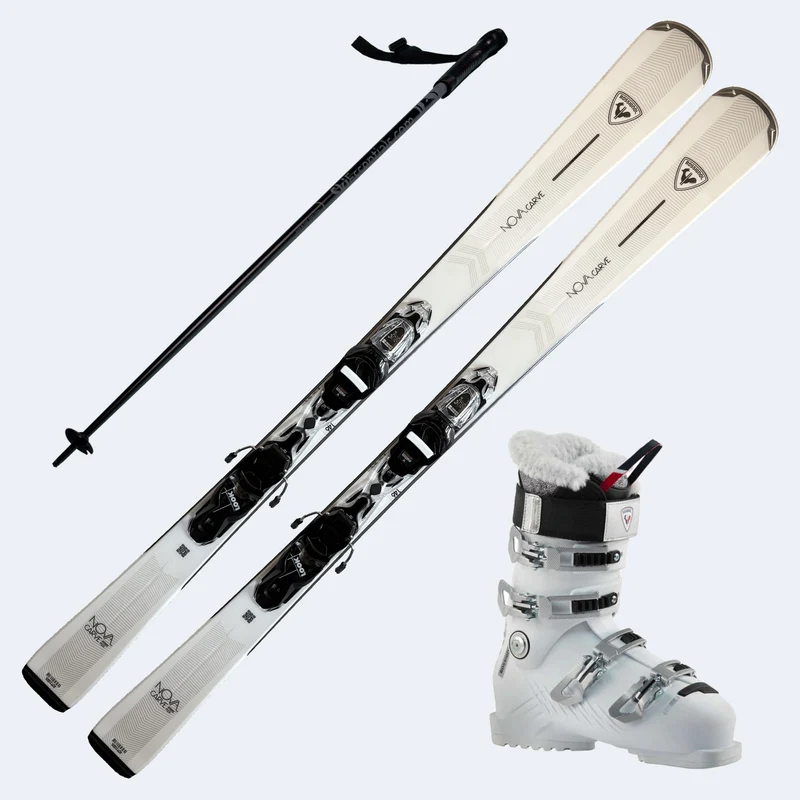 2026 Rossignol Nova Carve Hervis Women's Skis with Rossignol Boots and Poles