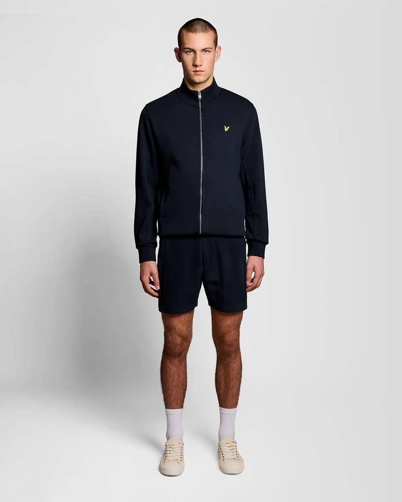 Cotton Blend Track Sweat Shorts