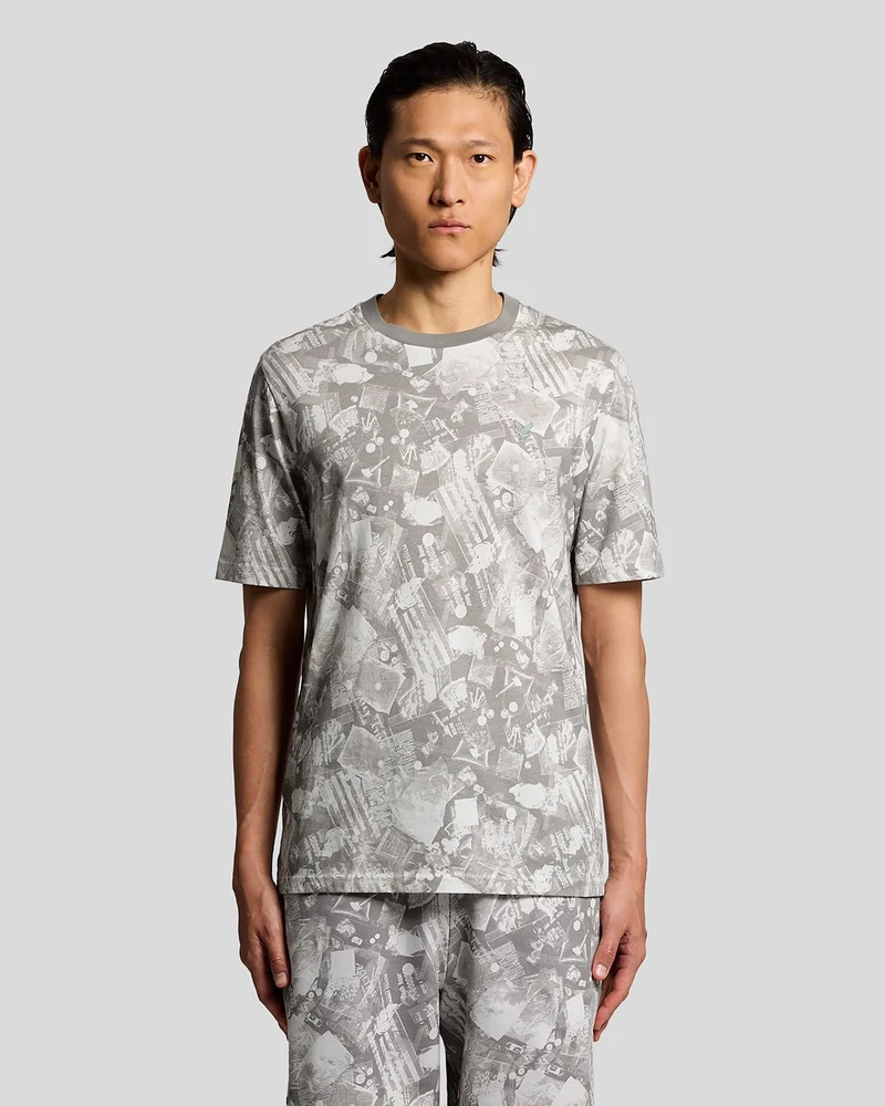 Industrial Graphic Print T-Shirt
