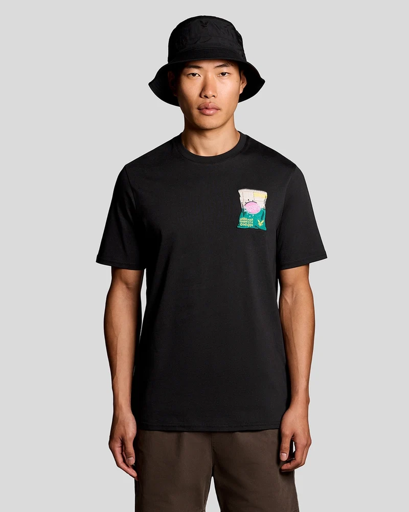 Embroidered Graphic Crew Neck T-Shirt
