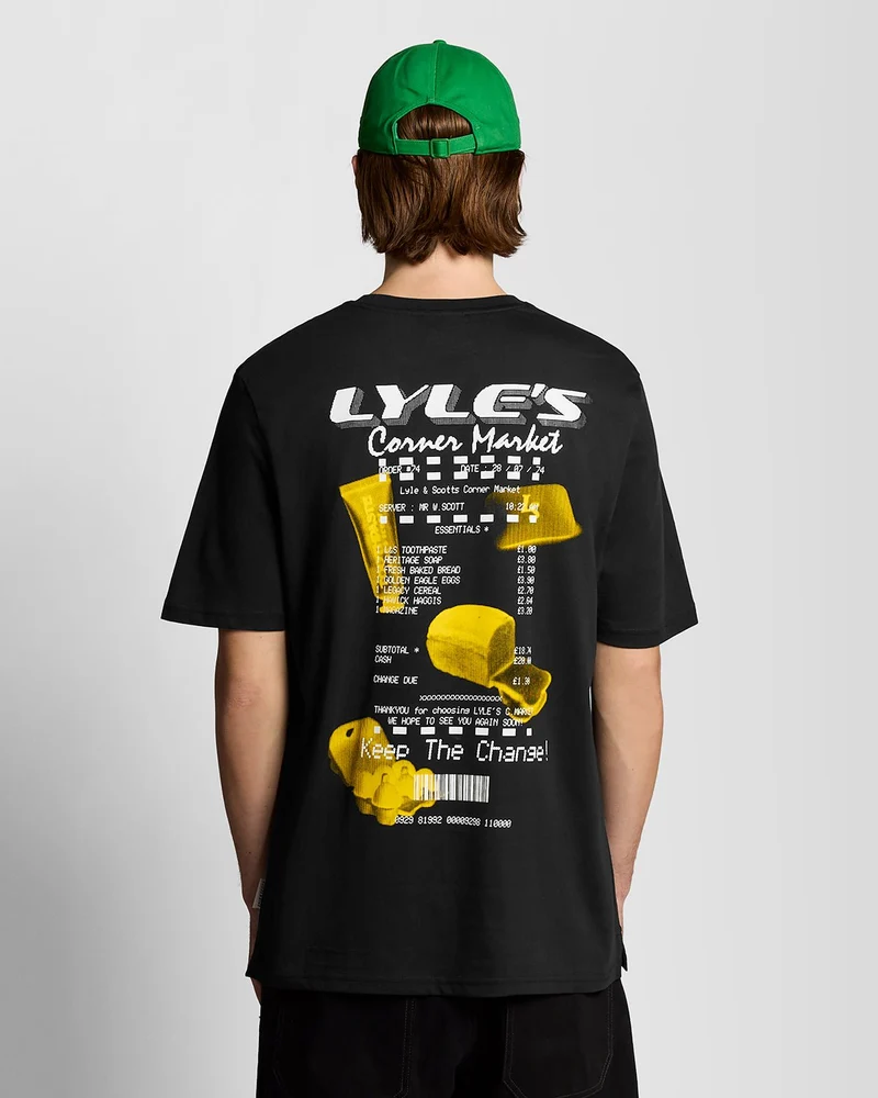 Back Print Graphic T-Shirt