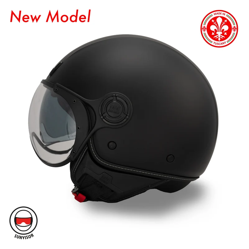 MM Independent A-Ventura Monochrome Black Jet Helmet
