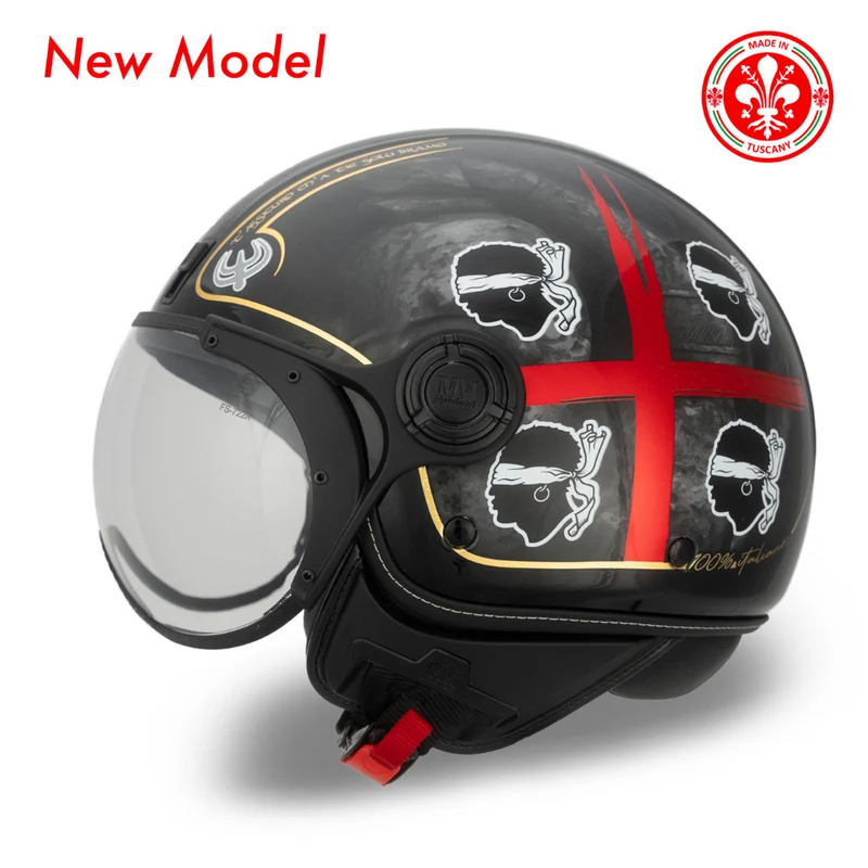 A-Ventura MM Independent Limited Edition Black Sardinia Helmet