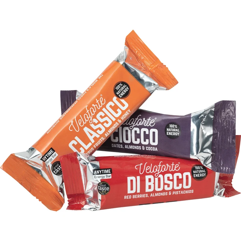 62g Natural Energy Bar Mixed Flavour Pack