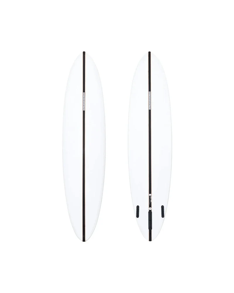 Haydenshapes Mid Length Glider PU - Futures - 2 + 1 Fin Surfboard