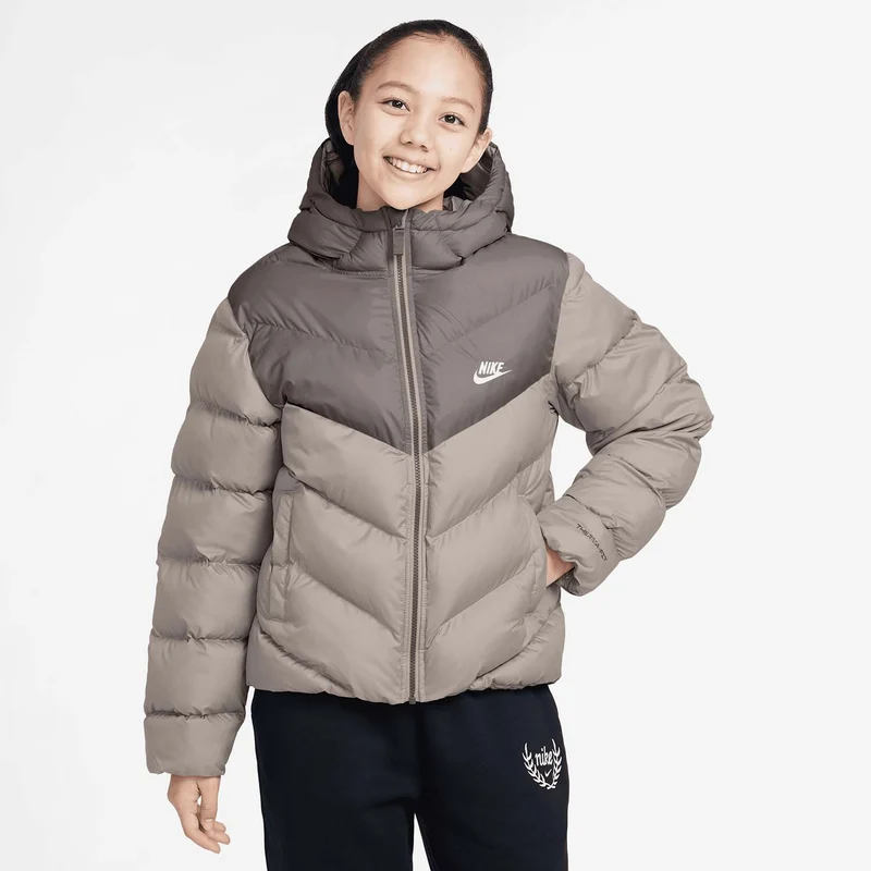 sportswear all day play Therma-FIT gewatteerd ruimvallend kinderjack