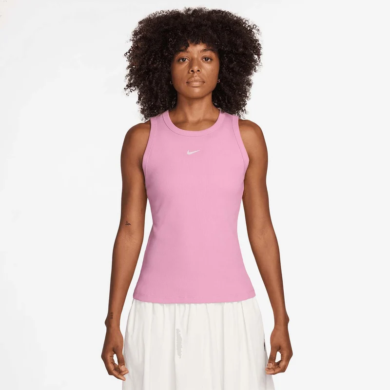 Sportswear Aansluitende geribde tanktop