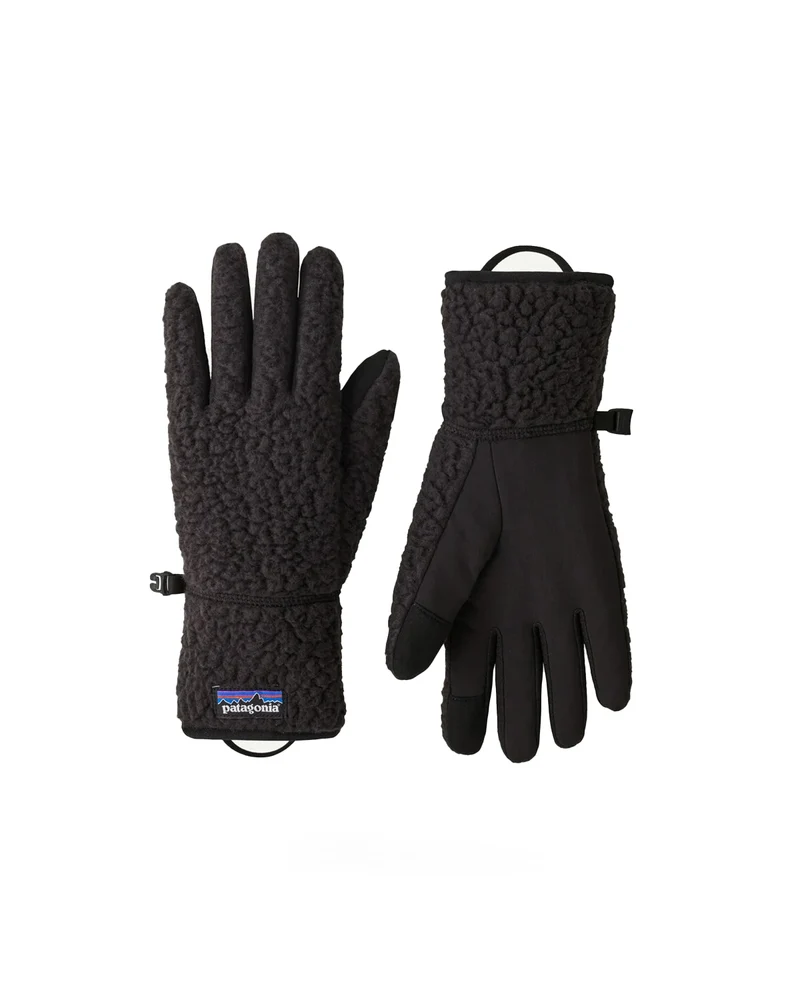 Patagonia Retro Pile Fleece Gloves Black