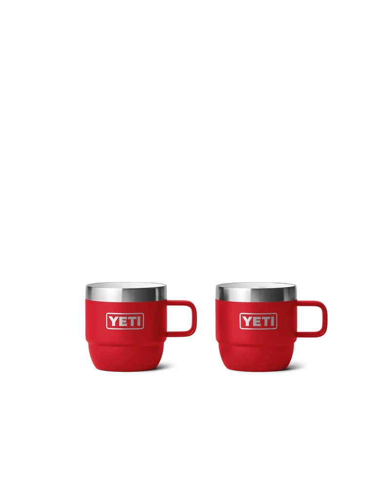Yeti Rambler 6 oz Espresso Mug 2 Pack Rescue Red [177ml]