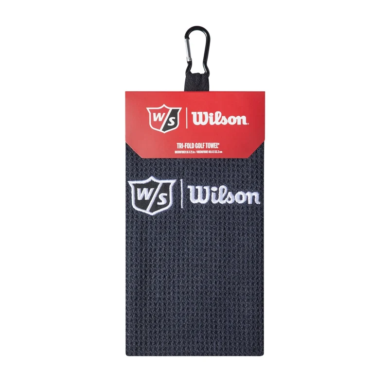 W/S Tri Fold Towel Zwart