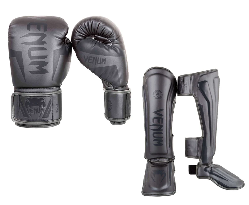 Venum Kickboks Set Elite Grijs/Grijs