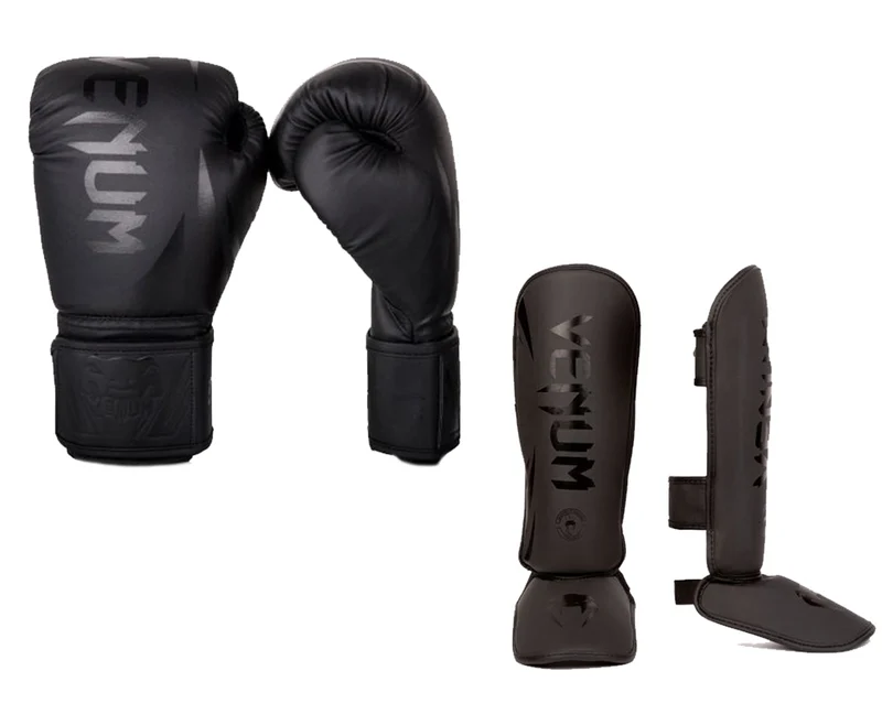 Venum Kickboks Set Challenger Kids Zwart/Zwart