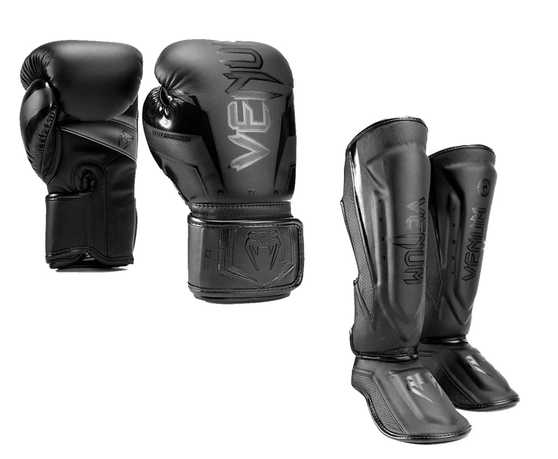Venum Kickboks Set Elite Evo Black/Black
