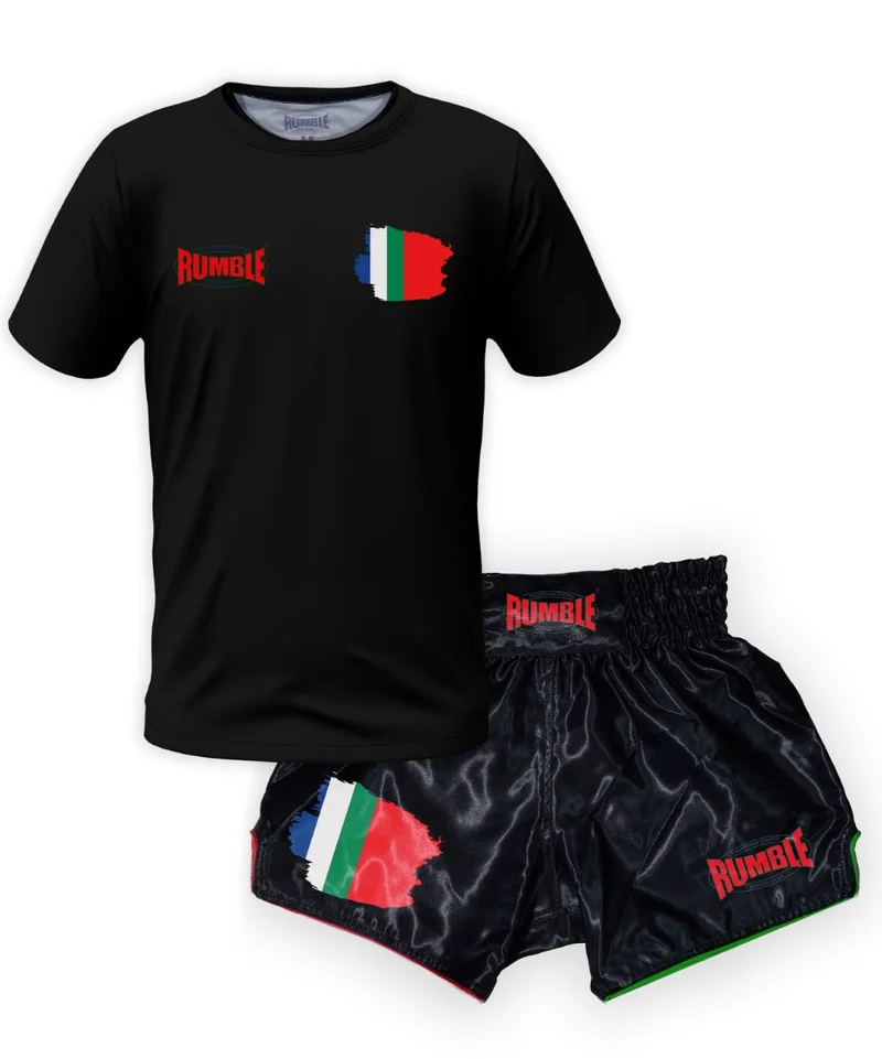 Rumble Kleding Set T-shirt RTS-75 en Short RS-125 Moluks