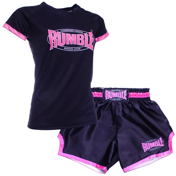 Rumble Kleding Set Dames T-shirt RTSD-17 en Short RS-70
