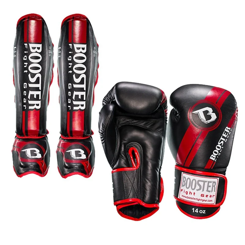 Booster Kickboks Set V3 Foil Zwart/Rood